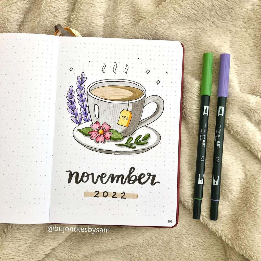 November bullet journal ideas