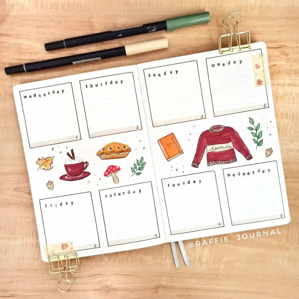 November bullet journal ideas