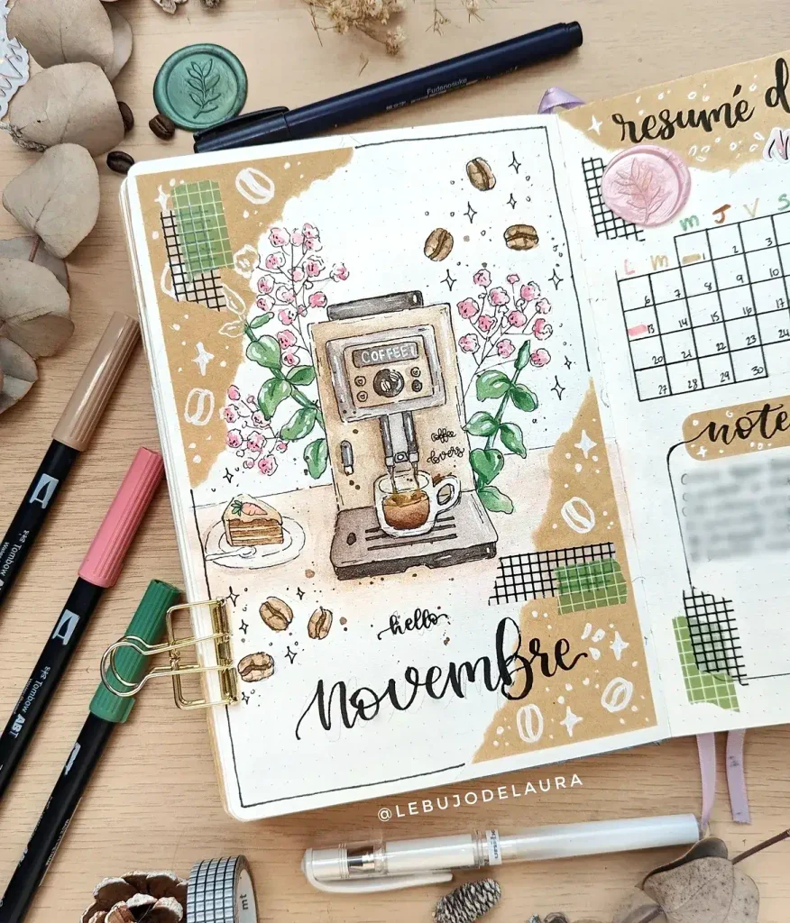 November bullet journal ideas