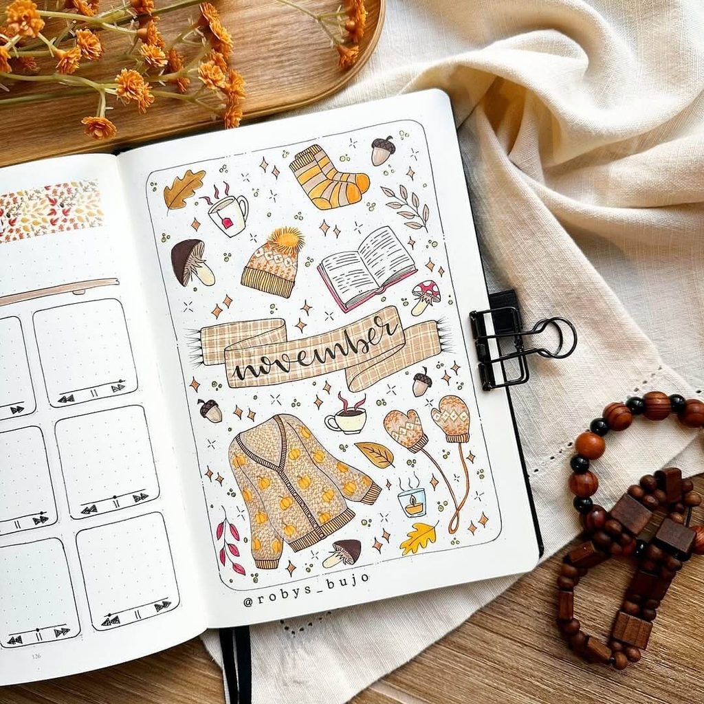 November bullet journal ideas