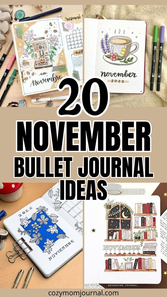 November bullet journal ideas