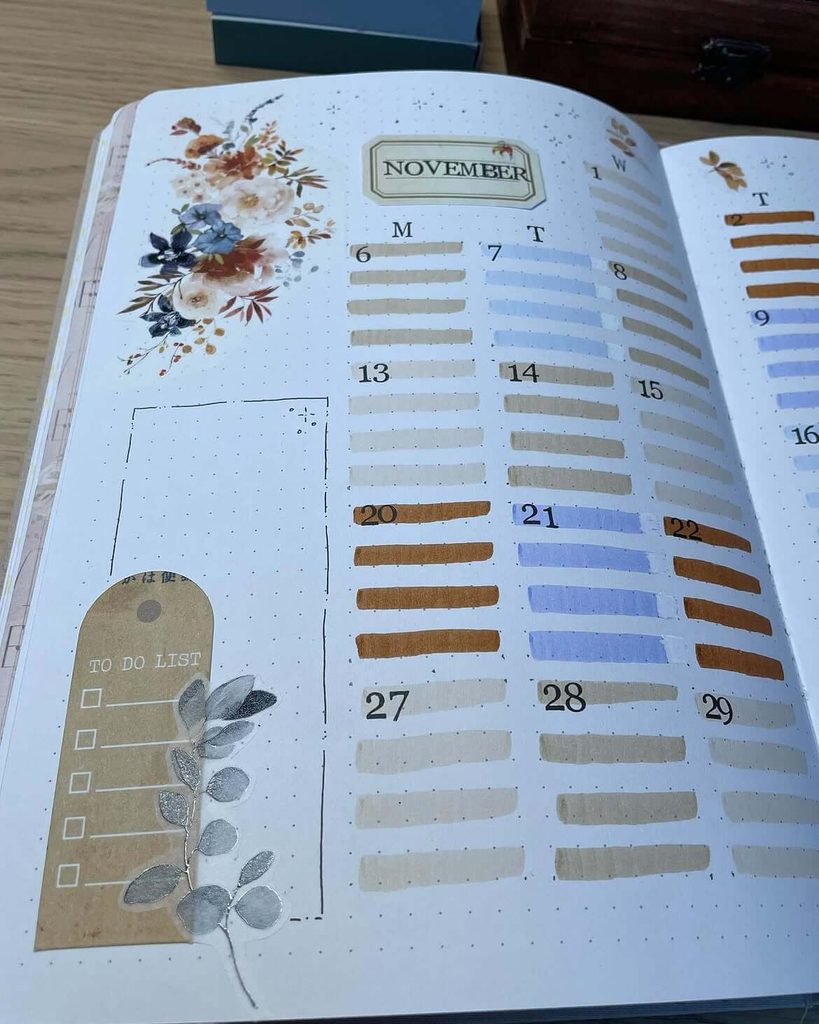November bullet journal ideas