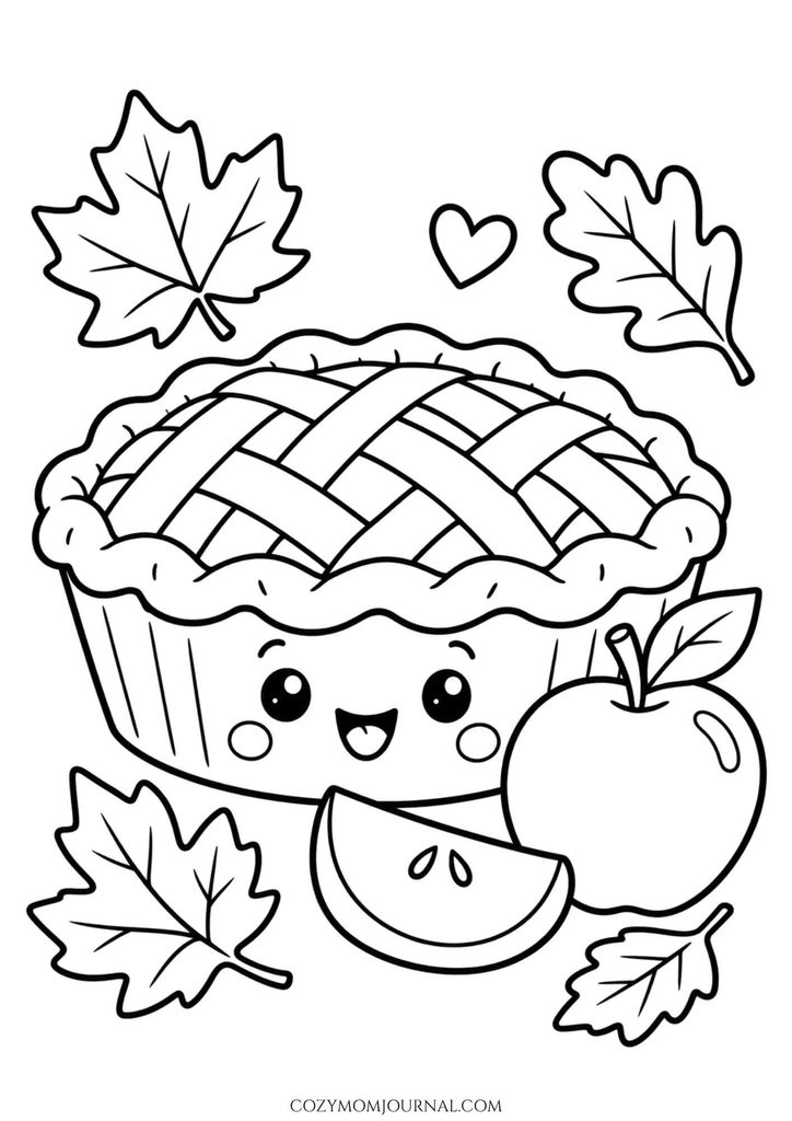 Cute Thanksgiving Coloring Pages